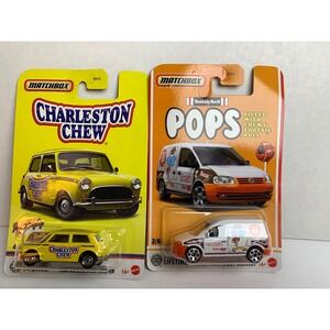 Matchbox Candy Series 1964 Austin Mini Cooper & VW Caddy Delivery Tootsie Roll